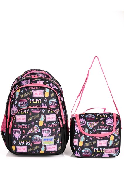 MU-001 Sweet Okul Sırt Çantası 2'li Set