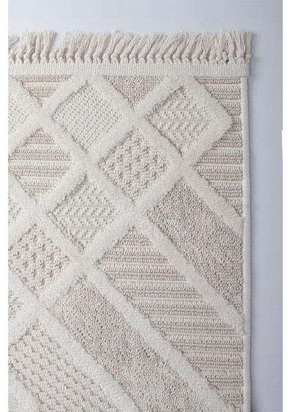 Sare 8802 Krem Hav Toz Vermez Dekoratif Halı 200 x 290 indirimleri