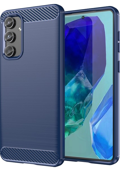 Samsung Galaxy M55 Için Fırçalanmış Dokulu Tpu Kılıf (Yurt Dışından)