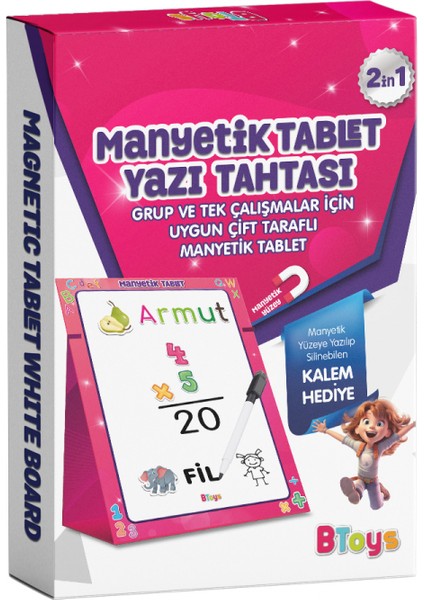 Manyetik tablet - kız