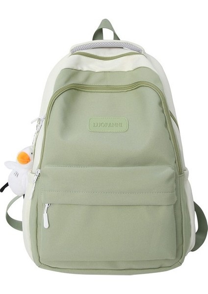 Kadınlar Için Basit Okul Çantası, Sırt Çantası, Ortaokul Öğrencileri Için Büyük Kapasiteli Sırt Çantası (Yurt Dışından)