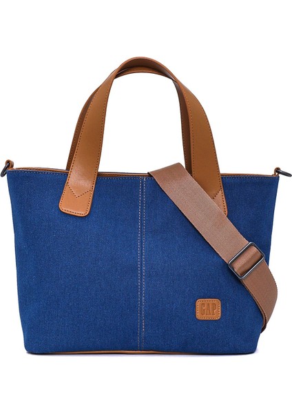 Lacivert Denim Kadın Omuz Çantası 08576