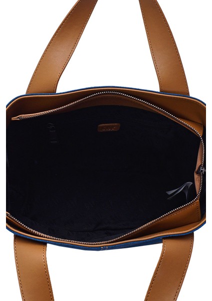 Lacivert Denim Kadın Omuz Çantası 08576 fırsatları