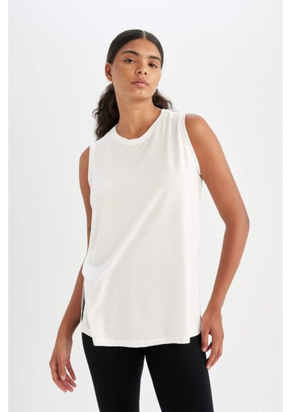 Defactofit Long Fit Bisiklet Yaka Sporcu Modal ATLET D2979AX24HS modelleri