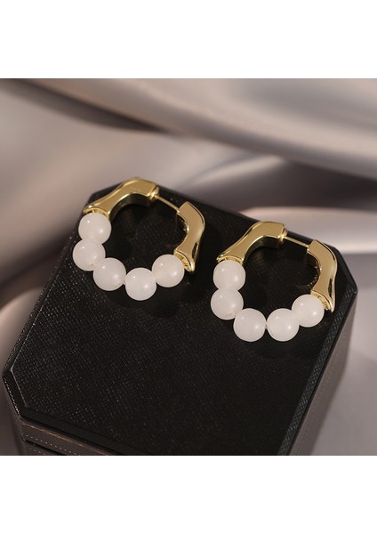 Fransız Vintage Turkuaz Küpe Kadın Kişilik Takı Mizaç Küpe (Yurt Dışından)