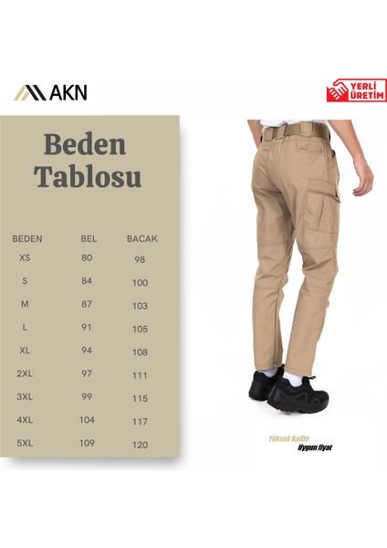 AKN 513 Ripstop Taktik/outdoor Pantolon-Haki