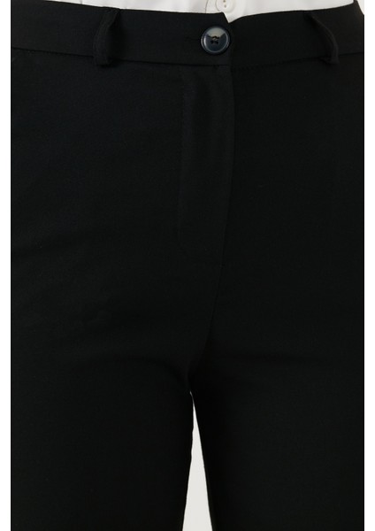 Yüksek Bel Regular Fit Bol Paça Pantolon Bayan Pantolon 611PL030W4