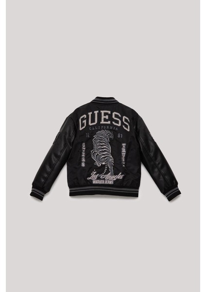 Bg Store Erkek Çocuk Siyah Mont