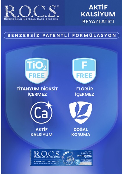 R.o.c.s. Aktif Kalsiyum Diş Macunu – 94G