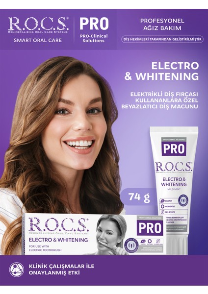 Electro & Whitening Diş Macunu 74G