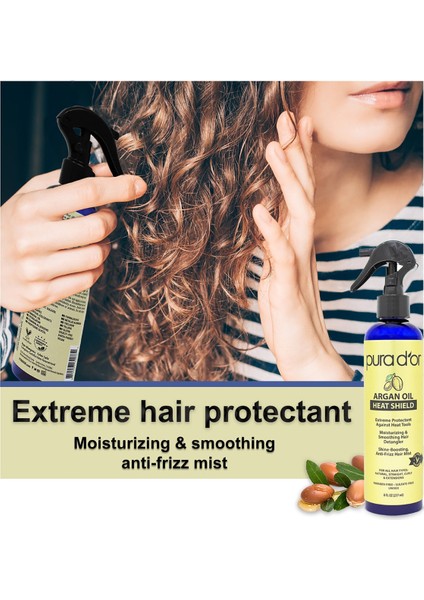 Argan Yağlı Isıya Karşı Koruyucu Saç Spreyi 237ml modelleri