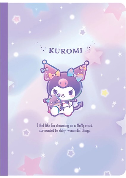Sanrio Lisanslı A5 Ciltli Defter (32 Yaprak) - Kuromi