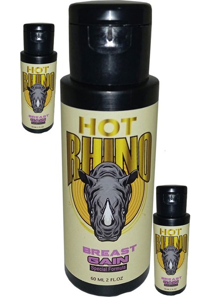 Hot Rhino Kàdın Bréast Ènlargémént Créam / 3 Lü Kàmpànya Gòğüs Büyùtùcü Krém 60 ml