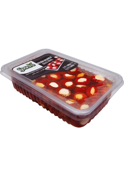 Peynir Dolgulu Kiraz Biber 1300 gr Tabak