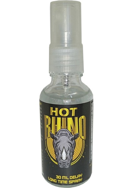Hot Rhino Long Tìme Délay Sprày For Men 30 ml / Cìnsel Ilìşki Sùresini Uzatmak Içìn Géciktìrici Sprey