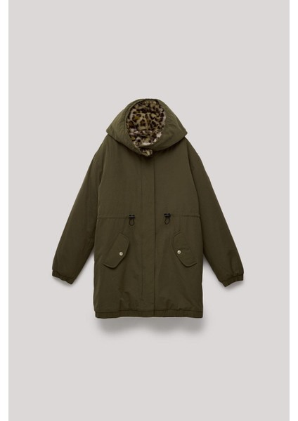Bg Store Kız Çocuk Haki Mont