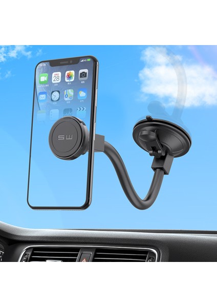 Shunweı SD-1119N Araba Vantuz Dağı Esnek Kol Manyetik Emme Telefon Tutucu 360 Derece Top Kafa ile (Yurt Dışından) fiyatları