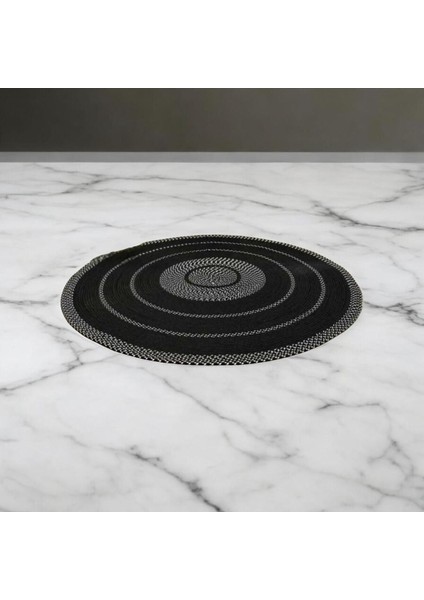 Mola Serisi Jüt Hasır Görünümlü Desenli Modern El Örgüsü Daire Halı Kilim fiyatları