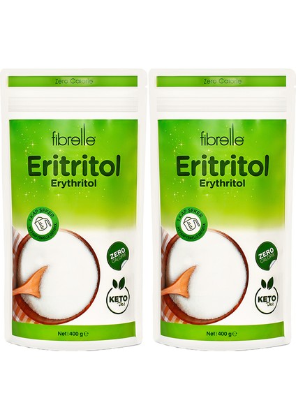 Eritritol Ketojenik Vegan 2 x 400 gr