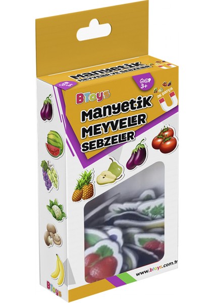 Manyetik sebzeler & meyveler