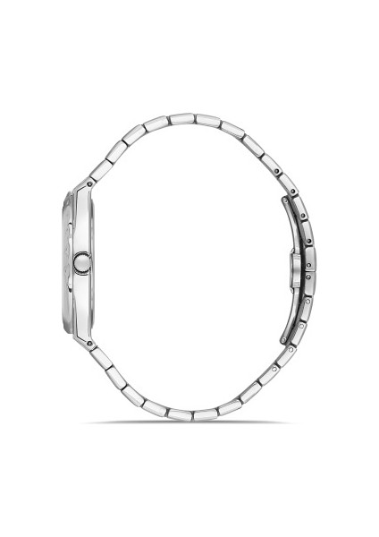 Quartz Çelik Gri Turkuaz Kadran 43 mm Erkek Kol Saati