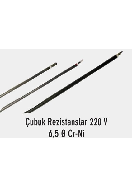 Çubuk Rezistans 1000W 100 cm 220 V 6,5 ? Cr-Ni