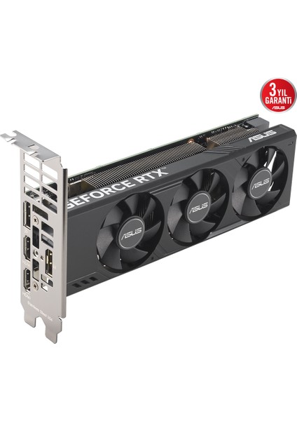 ASUS-RTX4060-O8G-LP-BRK-NVIDIA-GEFORCE-RTX 4060-8GB GDDR6-128BIT-2520MHZ-OC-HDMI-DP-LOW Profile-Dlss3 Ekran Kartı