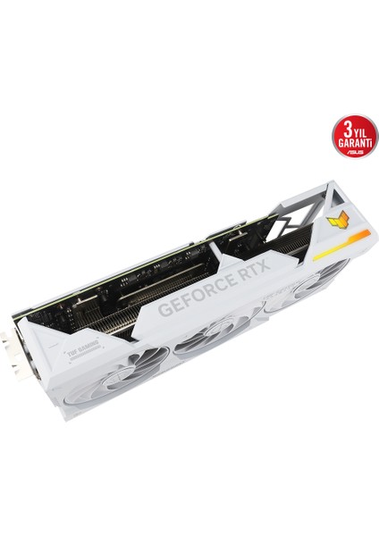 ASUS-TUF-RTX4070TIS-O16G-BTF-WHITE-NVIDIA-GEFORCE-RTX 4070 Tı SUPER-16GB GDDR6X-256BIT-2670MHZ-OC-2XHDMI-3XDP-RGB-DLSS3 Ekran Kartı