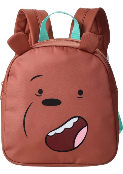 We Bare Bears Lisanslı Mini Sırt Çantası - Boz Ayı 20 cm