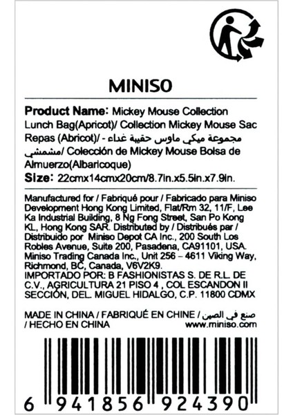 Mickey Mouse Lisanslı Kare Yiyecek Çantası Sarı fırsatları