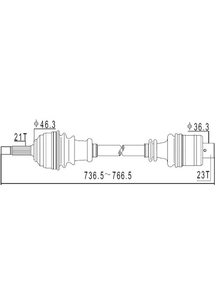 Aks Ön Sag Komple R19 1.7