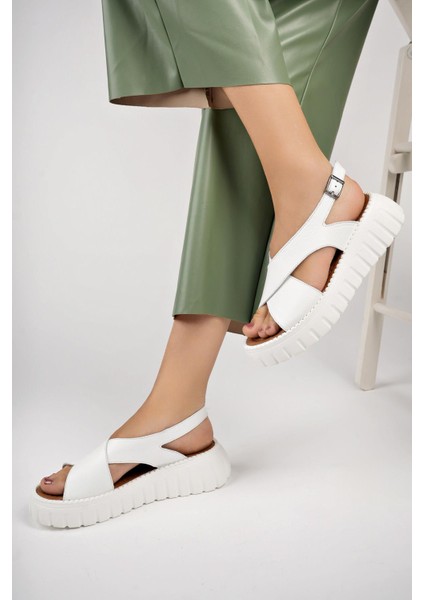 Deri Kadın Deri Sandalet TRC61-3003 modelleri