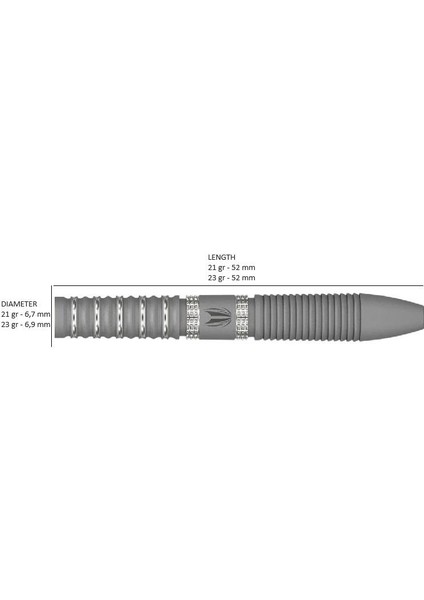 Gabriel Clemens G2 % 90 Tungsten Sp Çelik Uçlu Dart Oku