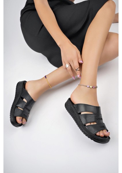 Deri Kadın Deri Terlik Trc62-0213