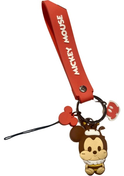 Mickey Mouse Lisanslı Arı Temalı Figürlü Telefon Ipi - Mickey