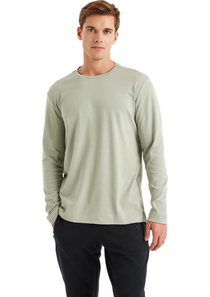 Erkek T-Shirt 40633 - Yeşil