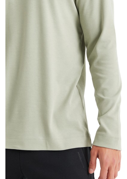 Erkek T-Shirt 40633 - Yeşil modelleri