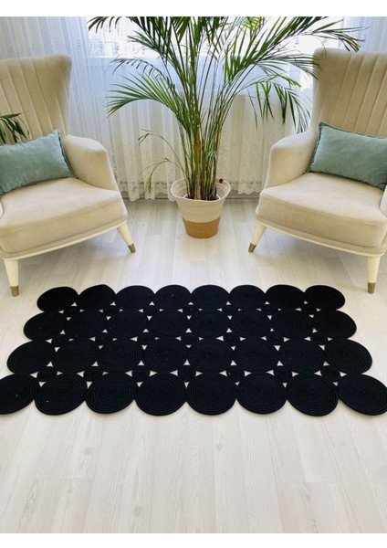 Jüt Hasır El Örgüsü Halı Kilim Yıkanabilir Çift Taraflı Oval fiyatları