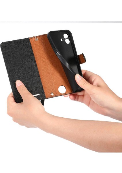 Nothing Flip Case Cmf Telefon 1 Cüzdan Fermuar Deri Kılıf Aşk (Yurt Dışından)