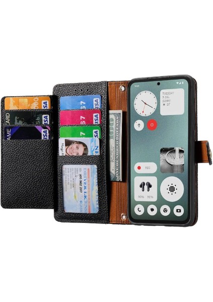 Nothing Flip Case Cmf Telefon 1 Cüzdan Fermuar Deri Kılıf Aşk (Yurt Dışından)