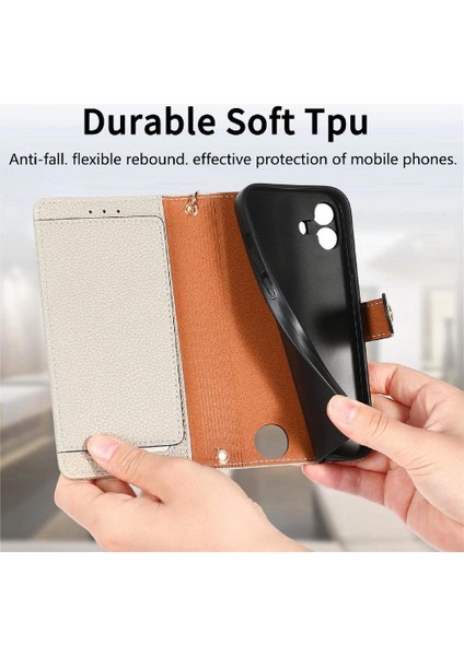Nothing Flip Case Cmf Telefon 1 Cüzdan Fermuar Deri Kılıf Aşk (Yurt Dışından)