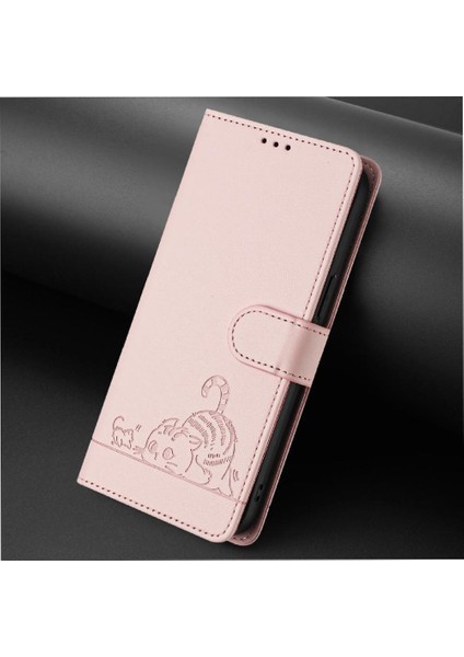 Realme 10 Pro Artı 5g Kart Yuvası Tutucu Için Kickstand Cüzdan Flip Kedi (Yurt Dışından)