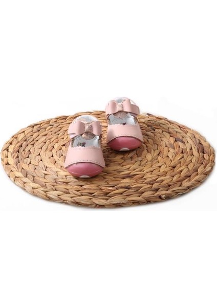 02881 Orto Pedik Ilk Adım Kız Çocuk Bebe Deri Ayakkabı