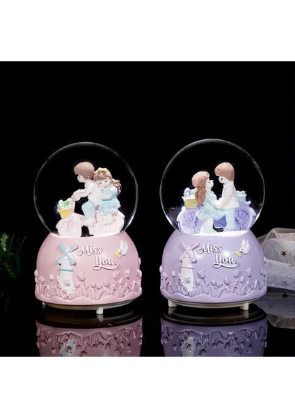 Mis You Orta Boy Işıklı Müzikli Kar Küresi modelleri