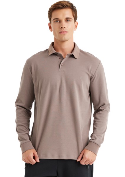 Erkek T-Shirt 40631 - Vizon