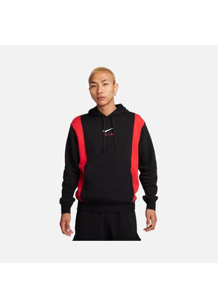 FV0167 012 Nike Sportswear Swoosh Air Graphic Fleece Pullover Hoodie Erkek Spor Sweatshirt