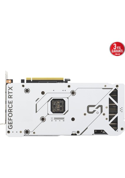 ASUS-DUAL-RTX4070S-12G-WHITE-NVIDIA-GEFORCE-RTX 4070 SUPER-12GB GDDR6X-192BIT-2475MHZ-HDMI-DP-DLSS3 Ekran Kartı