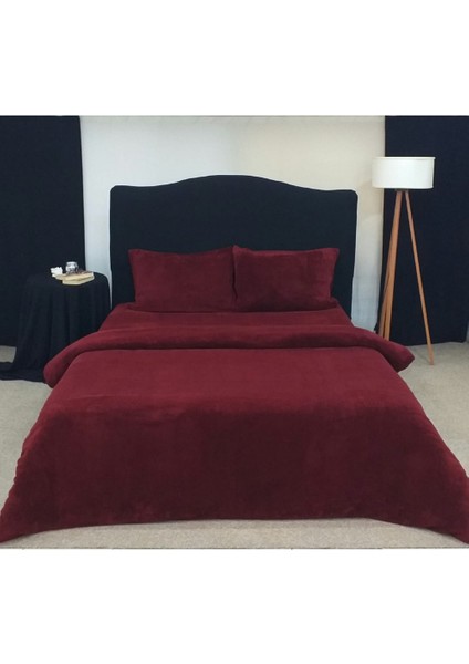 Welsoft Kumaş Tek Kişilik Çarşaf Takımı Düz Desen Bordo Renk fiyatları