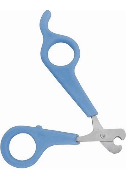 Tekno Trust Paslanmaz Çelik Kedi Köpek Tırnak Makası 12 cm Açık Mavi