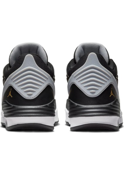Jordan Max Aura 5 Shoes Leather Hakiki Deri Bilekli Unisex Spor Ayakkabı Siyah modelleri